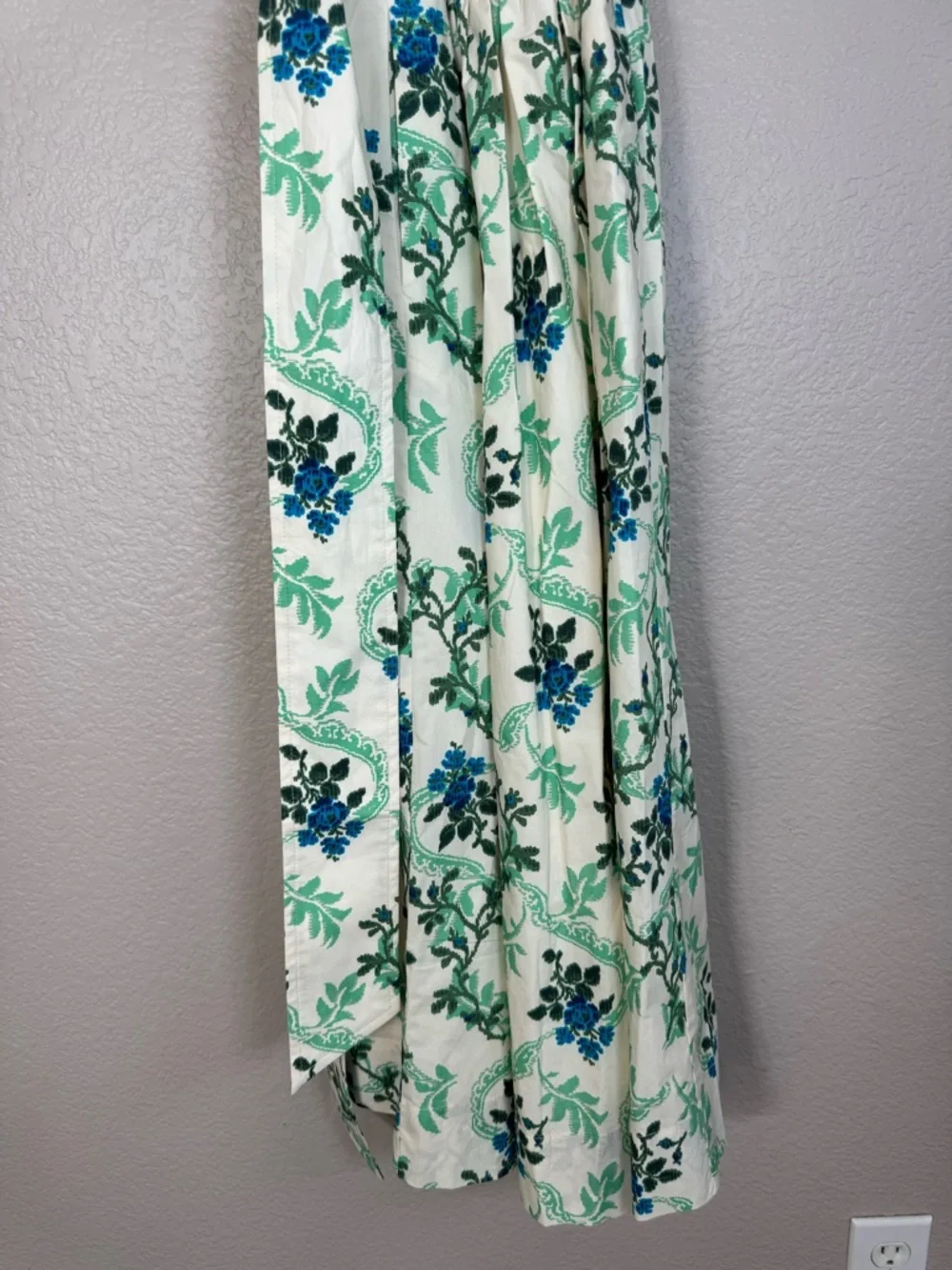 Tuckernuck Sophie Midi Dress Cerulean Vine in Victorian Lattice Floral NEW $328 - Picture 11 of 15
